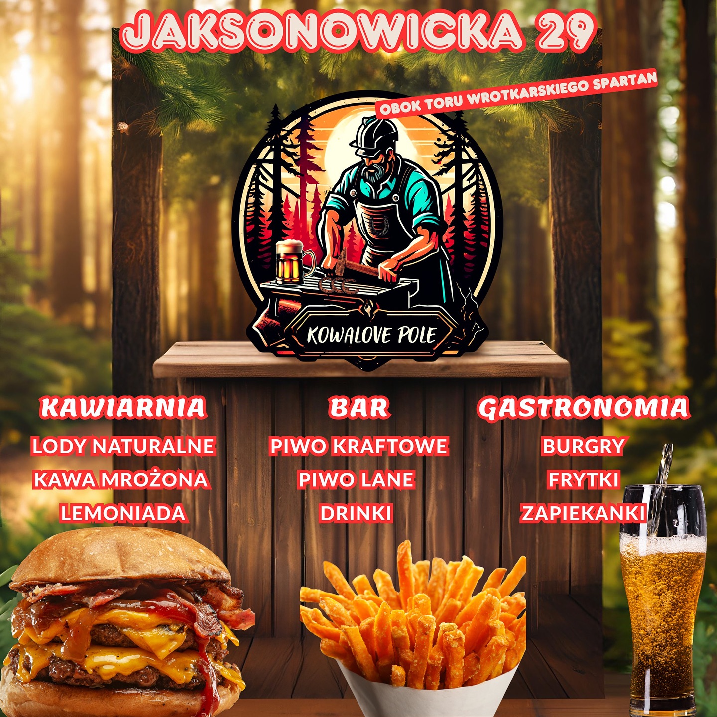 Kowalove Pole — bar, gastronomia, kawiarnia